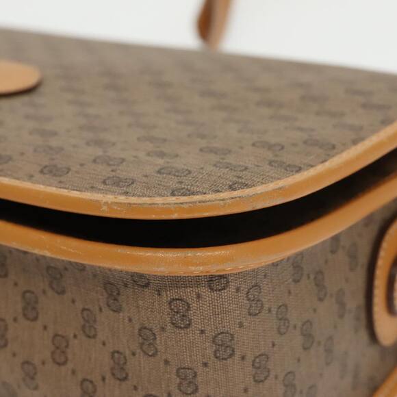 GUCCI Micro GG Supreme Shoulder Bag Pvc Beige Gold 001 104 001 104 - Picture 11 of 16